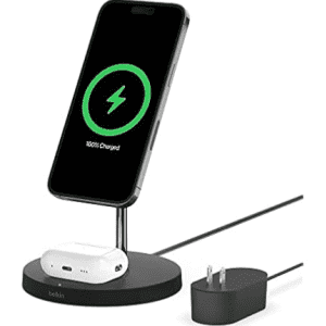 Belkin MagSafe 2-in-1 Wireless Charging Stand: $38