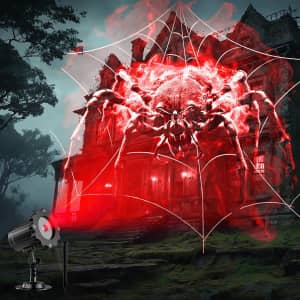 Halloween Ghost Spider Projector Light: $12.99