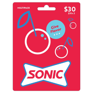 $30 Sonic Gift Card at Sam's Club: $28 $30 Sonic Gift Card at Sam's Club: $28