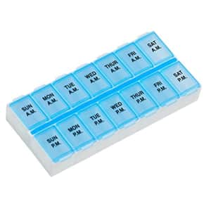 Weekly 7-Day AM/PM Pill Case: $2.69