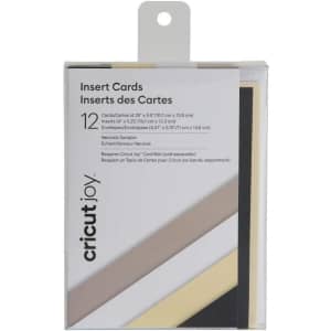 Cricut Joy Insert Cards 12-Pack: $1.72