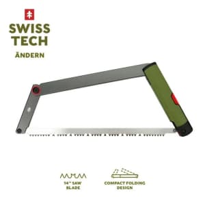 Swiss Tech Bow Saw: $30