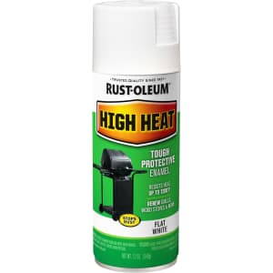Rust-Oleum 12-oz. High-Heat Spray Paint: $4