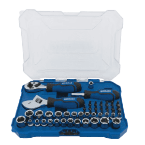 Kobalt 50-Piece SAE & Metric Mechanics Tool Set: $20