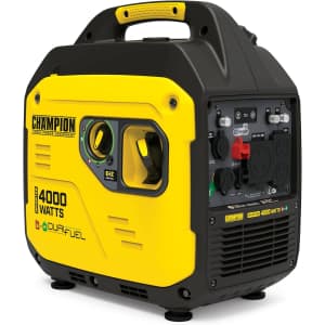 Champion 4,000W Dual-Fuel Inverter Generator: $649 Champion 4,000W Dual-Fuel Inverter Generator: $649