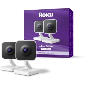 Roku 1080p Indoor Camera 2-Pack: $35