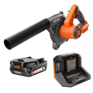 RIDGID 18V Cordless Compact Jobsite Blower Kit w/ 2.0 Ah Battery & Charger: $89 RIDGID 18V Cordless Compact Jobsite Blower Kit w/ 2.0 Ah Battery & Charger: $89
