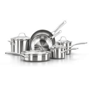 Calphalon Classic Stainless Steel 10-Piece Cookware Set: $149 Calphalon Classic Stainless Steel 10-Piece Cookware Set: $149