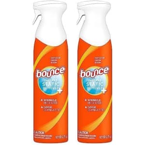 Bounce 9.7-oz. Instant Static Remover+ 2-Pack: $8.98