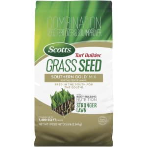 Scotts Turf Builder 5.6-lb. Southern Gold Mix: $19.99 Scotts Turf Builder 5.6-lb. Southern Gold Mix: $19.99