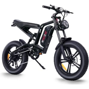 Windone E2 750W 48V 13Ah Fat Tire Electric Bike: $933.99