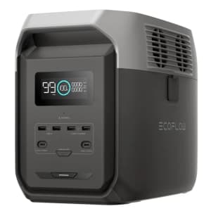 Refurb EcoFlow DELTA 3 1500 1536Wh LiFePO4 Portable Power Station: $359