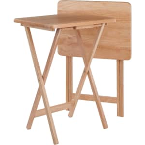 Winsome Alex Solid Wood 2-Piece TV Table Set: $30 Winsome Alex Solid Wood 2-Piece TV Table Set: $30