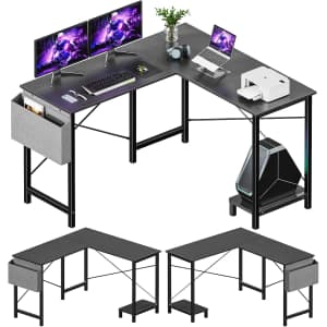 Sweetcrispy L-Shaped Computer Desk: $50