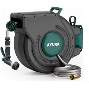 Ayura 100-Foot Retractable Garden Hose Reel: $83.99