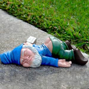 Drunk Garden Gnome Statue: $10 Drunk Garden Gnome Statue: $10
