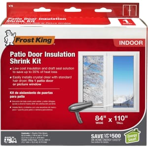 Frost King 84"x 110" Patio Door Shrink Window Kit: $7.09