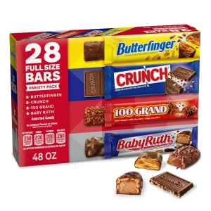 Assorted Full-Size Candy Bars 28-Pack: $29.08 Assorted Full-Size Candy Bars 28-Pack: $29.08