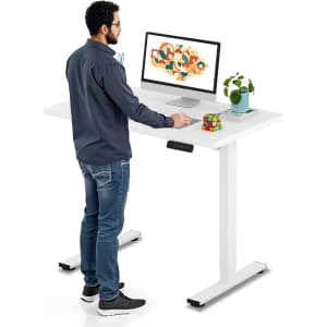 Sanodesk 48" x 24" Electric Standing Desk: $99.99