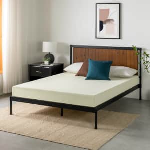 Zinus Cooling Airflow Tight Top 6" Queen Memory Foam Mattress: $50