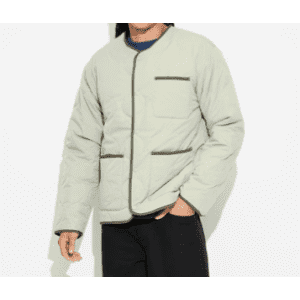 Original Use Men's Snap Button Winter Quilted Jacket: $10 Original Use Men's Snap Button Winter Quilted Jacket: $10