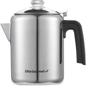 Elite Gourmet Classic 8-Cup Stovetop Coffee Percolator: $14