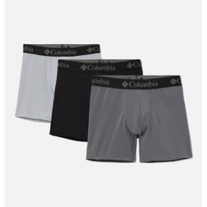 Columbia Men's Allover Mesh Boxer Briefs 3-Pack: $27
