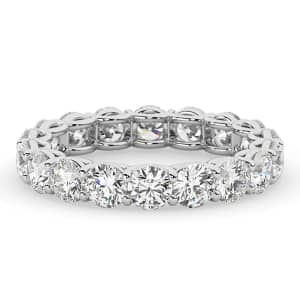 2-TCW AGI Certified Diamond Eternity Band in 14K White Gold: $999