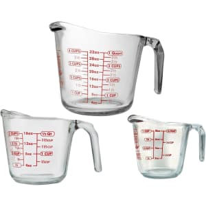 Anchor Hocking 3-Piece Glass Measuring Cups Set: $13.49