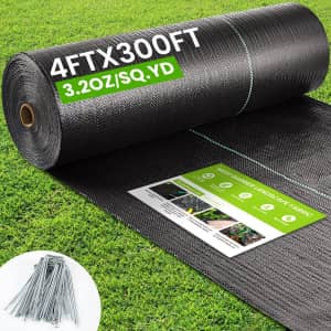 Rintea 4x300-Foot Weed Barrier: $50