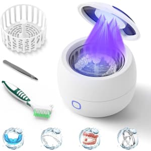 Ultrasonic Retainer and Denture Cleaning Machine: $19