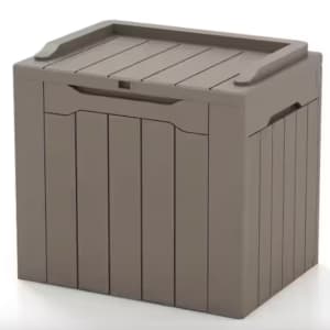 Patiowell 32-Gallon Plastic Deck Box: $25