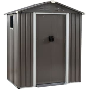 Shintenchi 5x3ft Outdoor Storage Shed w/ Window: $110 w/ Prime