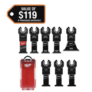 Milwaukee 8-Piece Oscillating Multi-Tool Blade Set: $34.97 Milwaukee 8-Piece Oscillating Multi-Tool Blade Set: $34.97