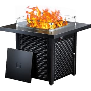 Ciays 28" 50,000-BTU Propane Fire Pit: $125.99