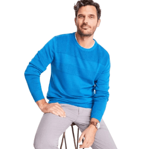 Club Room Men's Textured 100% Cotton Sweater: $14.93