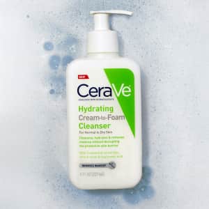 CeraVe Hydrating Cream-to-Foam Cleanser Sample: Free