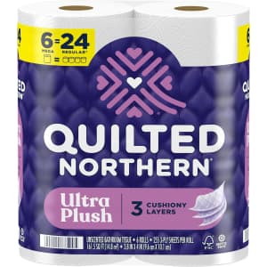 Quilted Northern Ultra Plush Mega Roll Toilet Paper 6-Pack: $6.63 via Sub & Save