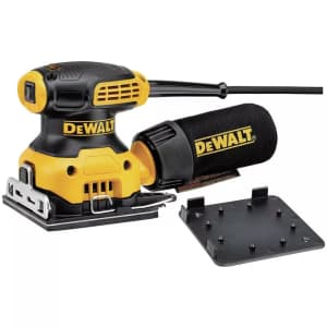 Certified Refurb DeWalt 2.3A 1/4 Sheet Corded Finishing Sander Kit: $47 Certified Refurb DeWalt 2.3A 1/4 Sheet Corded Finishing Sander Kit: $47