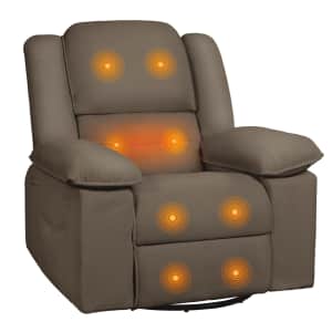Softa Rocker Recliner with Massage and Heat: $134.99