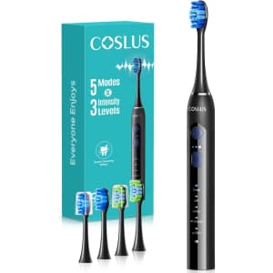 Coslus Sonic Electric Toothbrush: $5.99