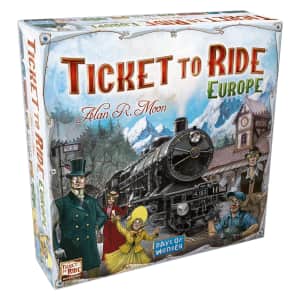 Ticket To Ride: Europe Family Strategy Board Game: $32.50