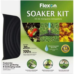 Flexon 100-Foot 20-Piece Soaker Hose Kit: $15