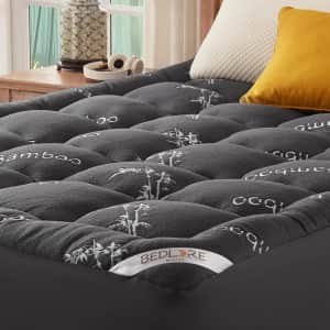 Bedlore Queen Viscose Mattress Topper: $43.99