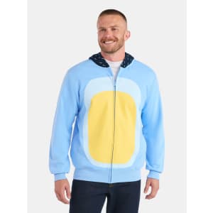 Bluey Men's Bandit Halloween Cosplay Zip Hoodie: $12