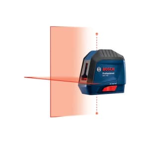 Bosch 40-Foot Self-Leveling Cross-line Laser Level: $39 Bosch 40-Foot Self-Leveling Cross-line Laser Level: $39