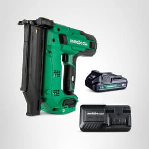 Metabo HPT 18V 18-Gauge MultiVolt Compact Cordless Brad Nailer Kit: $89