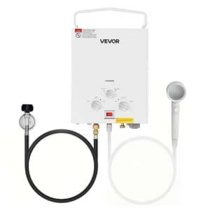Vevor 6L Portable Propane Water Heater w/ Accessory Set: $77.80