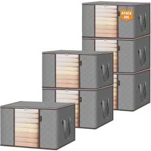 Baleine 24-Gallon Storage Container 6-Pack: $20.29