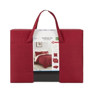 Mainstays 10-Piece Bed in a Bag Comforter Set: $22 for Twin, $24 for Full